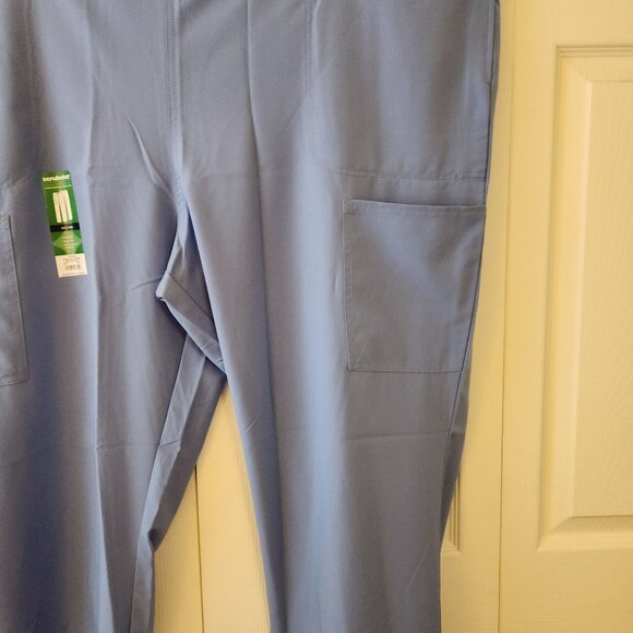 Scrubstar 3XL/3XG Blue Unisex Drawstring Pants Durable Easy Fit Stretchy Polyest - Picture 2 of 9